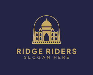 Gold Indian Palace logo design