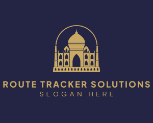 Gold Indian Palace logo design