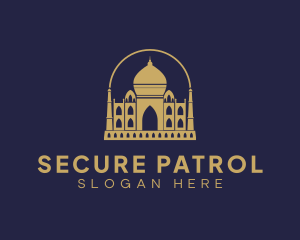 Gold Indian Palace logo design