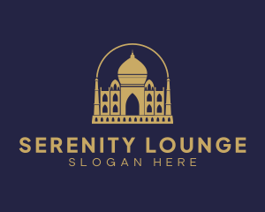 Gold Indian Palace logo design