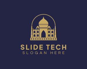 Gold Indian Palace logo design