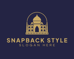 Gold Indian Palace logo design