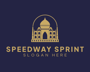 Gold Indian Palace logo design