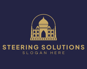 Gold Indian Palace logo design