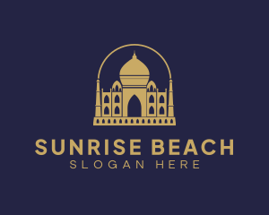 Gold Indian Palace logo design