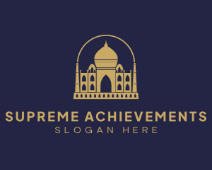 Gold Indian Palace logo design