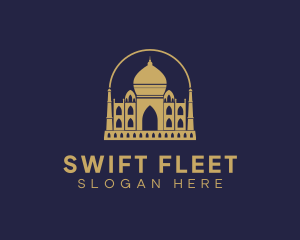 Gold Indian Palace logo design