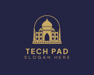 Gold Indian Palace logo design