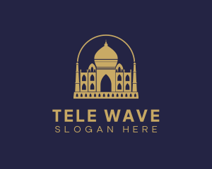 Gold Indian Palace logo design