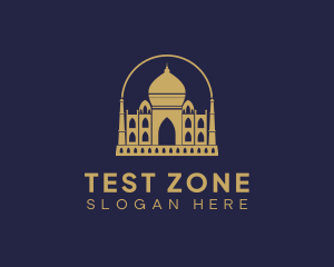 Gold Indian Palace logo design