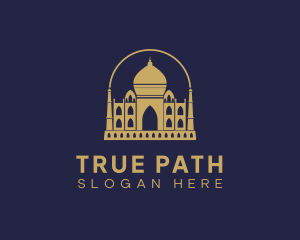 Gold Indian Palace logo design