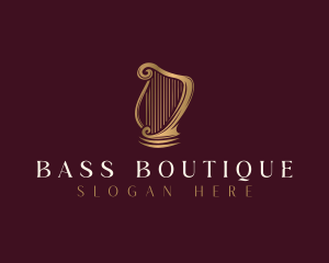 Harp Music Instrument logo