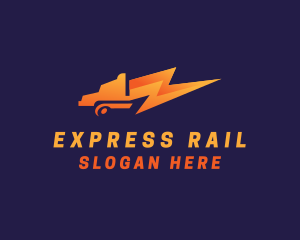 Express Trucking Bolt logo design