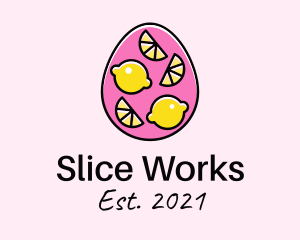 Citrus Lemon Egg logo design