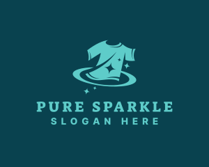 Clean Shirt Sparkle  logo design