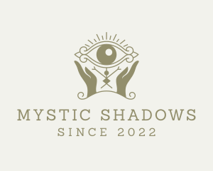 Mystical Eye Hands Oracle logo design