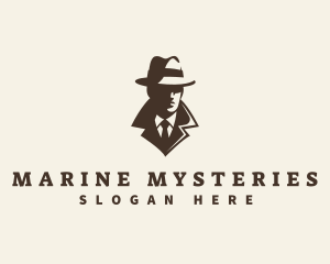 Mysterious Gentleman Detective logo design