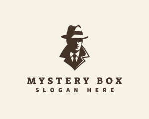 Mysterious Gentleman Detective logo design