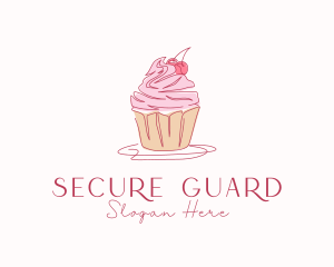 Cupcake Pastry Dessert logo