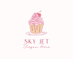 Cupcake Pastry Dessert logo