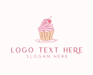 Cupcake Pastry Dessert logo