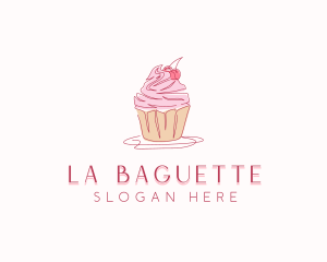 Cupcake Pastry Dessert logo