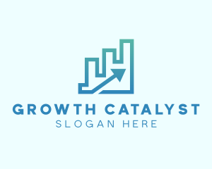 Economic Growth Arrow logo design