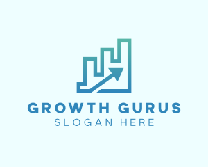 Economic Growth Arrow logo design