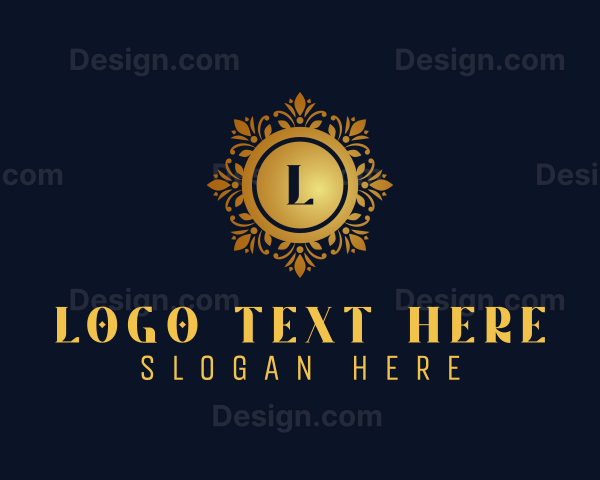 Elegant Floral Jeweler Logo