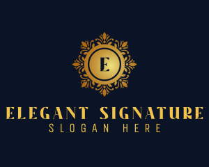 Elegant Floral Jeweler logo design