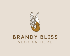 Winged Donut Bakery logo design