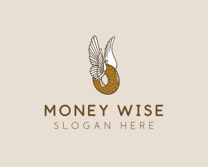 Winged Donut Bakery logo design