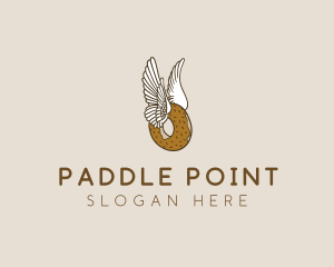 Winged Donut Bakery logo design