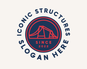 Road Bridge Structure logo design