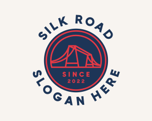 Road Bridge Structure logo design