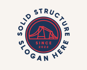 Road Bridge Structure logo design