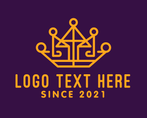 Gold Crown Headdress  logo