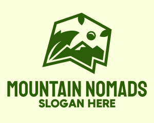 Nature Mountain Landscape logo design