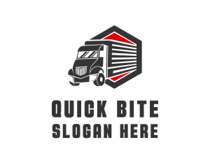 Quick Delivery Truck logo design