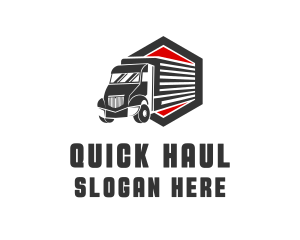 Quick Delivery Truck logo design