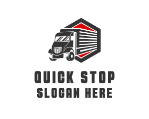 Quick Delivery Truck logo design