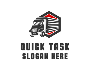 Quick Delivery Truck logo design