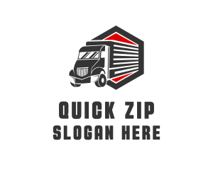 Quick Delivery Truck logo design