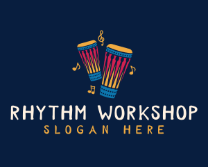 Musical African Drum logo