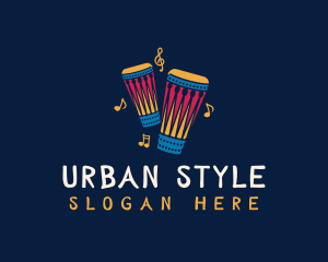Musical African Drum logo