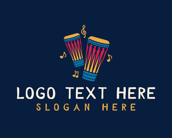 Musical African Drum logo