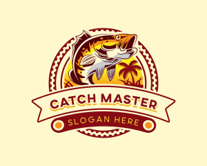 Trout Fish Fishing logo