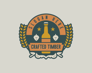 Malt Beer Pub logo design