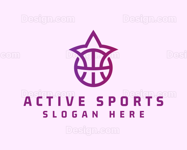 Star Basketball League Crown Logo