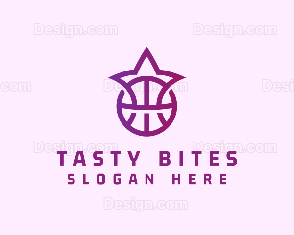 Star Basketball League Crown Logo